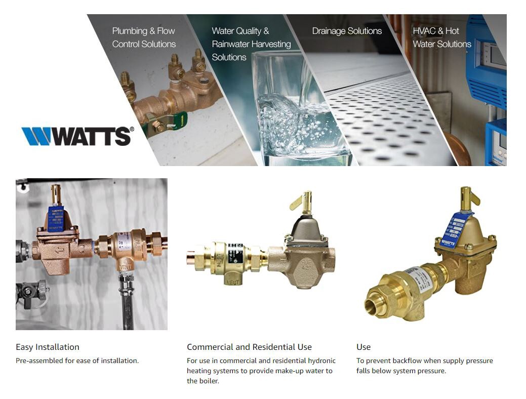 Watts 1/2 in. Bronze Combination Fill Valve and Backflow Preventer